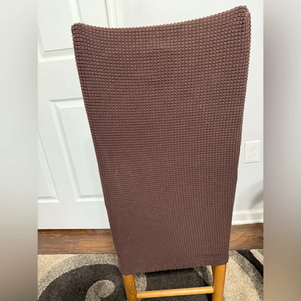 Elegant Brown Chair Cover